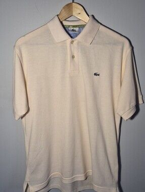 Lacoste Men's Polo Shirt in Light Yellow